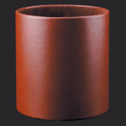 Leather Tan Waste Basket